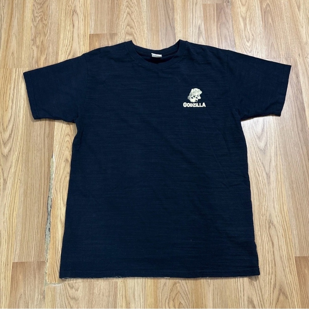 Godzilla Toho Shirt Mens 3X Limited Edition Blue Japanese Woodblock Hokusai Wave